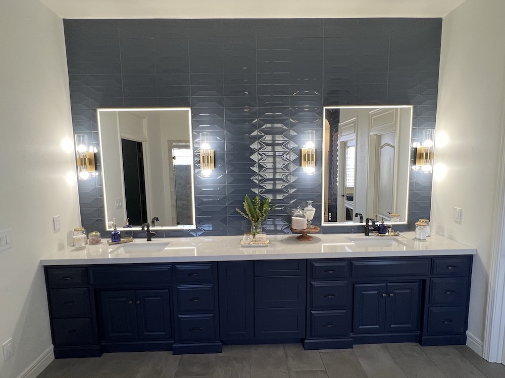Completed Bathroom Vanity Completed Bathroom Vanity