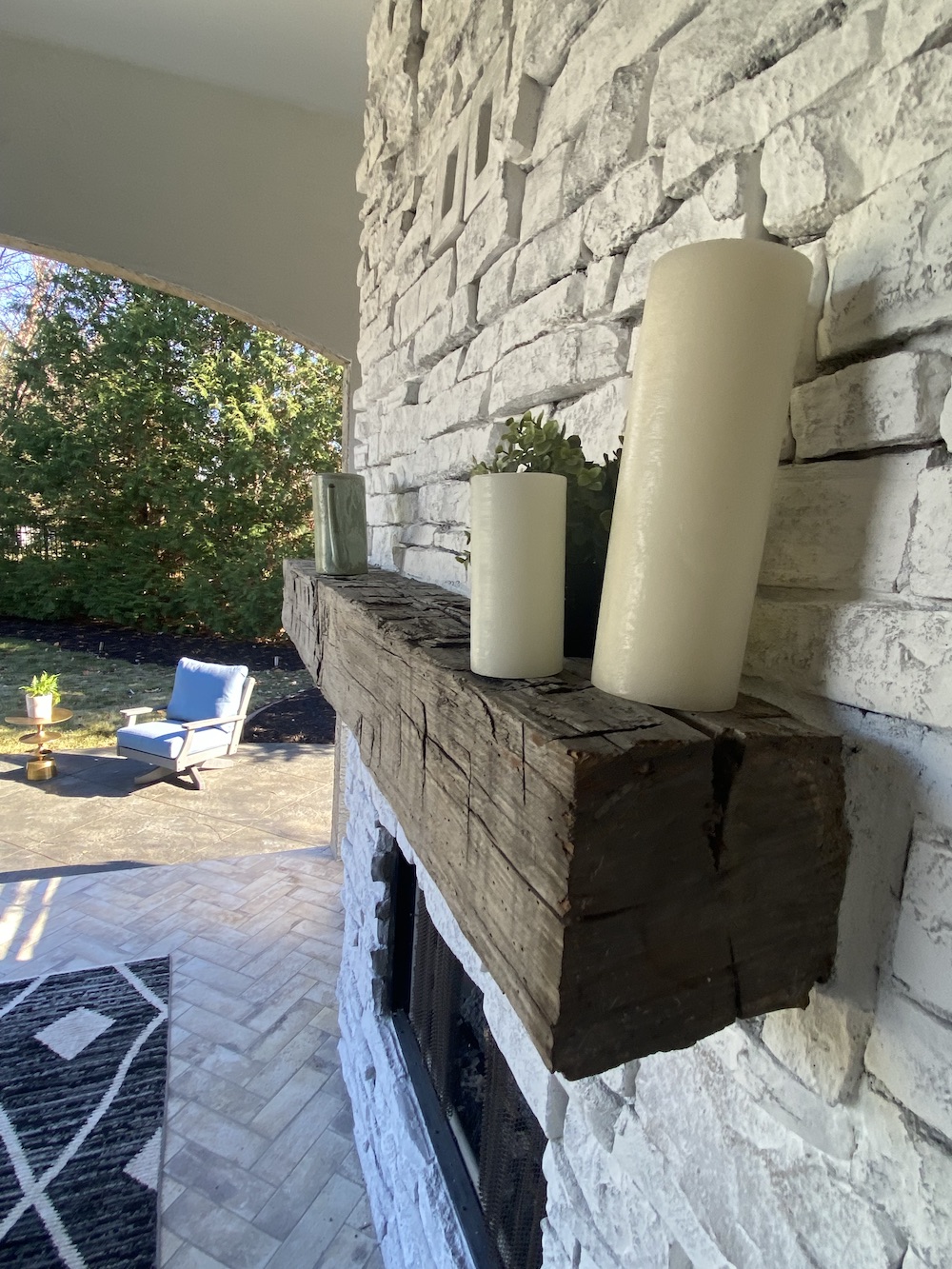 Over-Grouted Fireplace Project