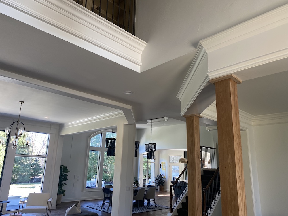 Replaced Outdated Interior Columns Replaced Outdated Interior Columns