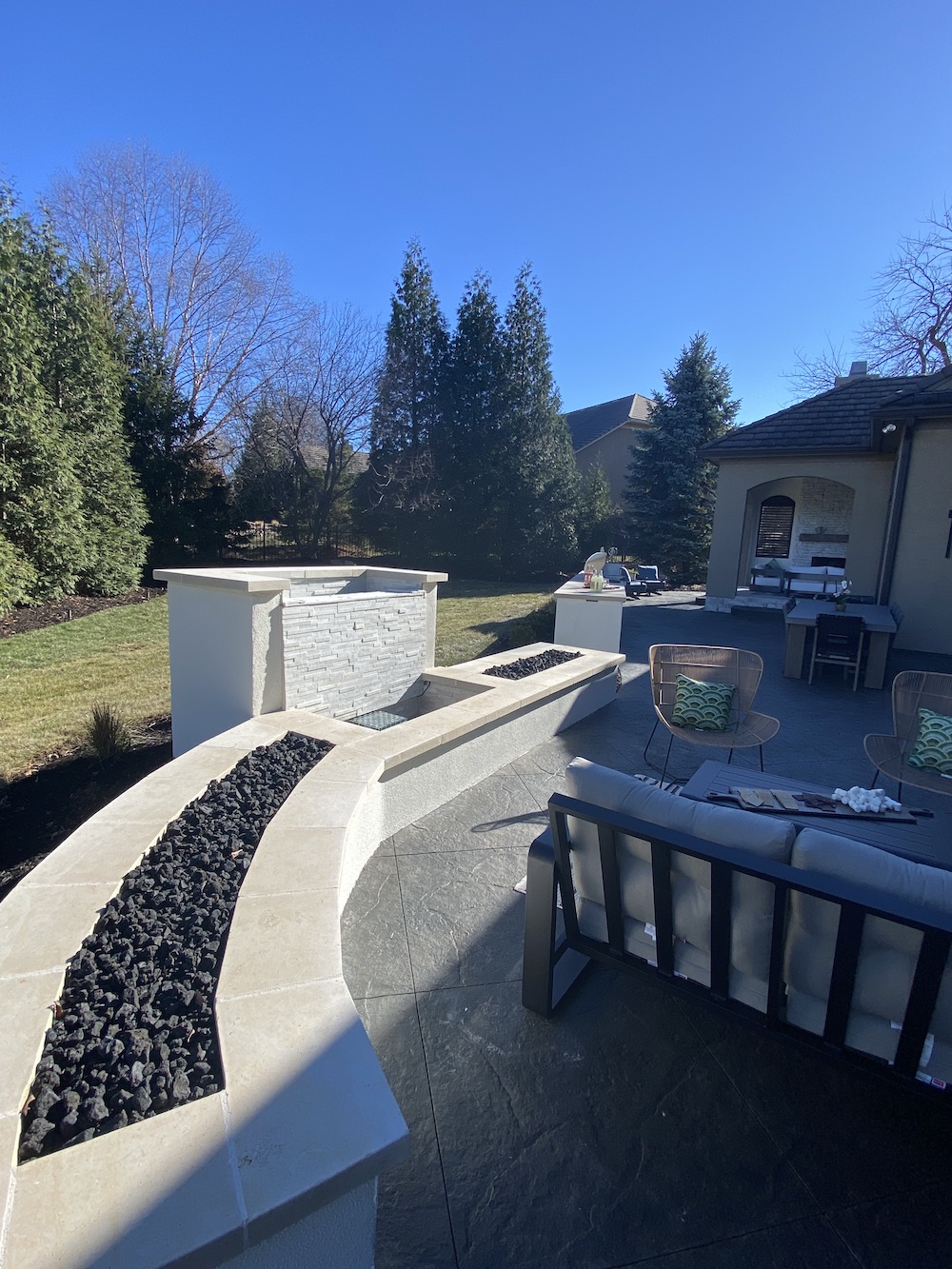 Residential Stone Patio Residential Stone Patio