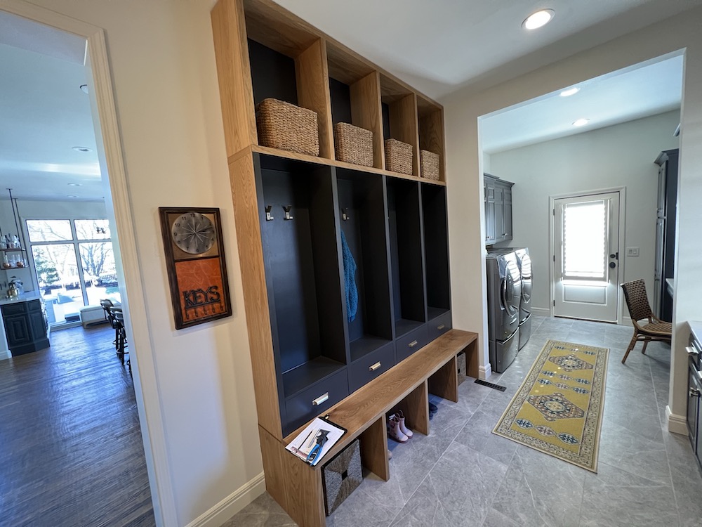 Storage Bench for Mudroom