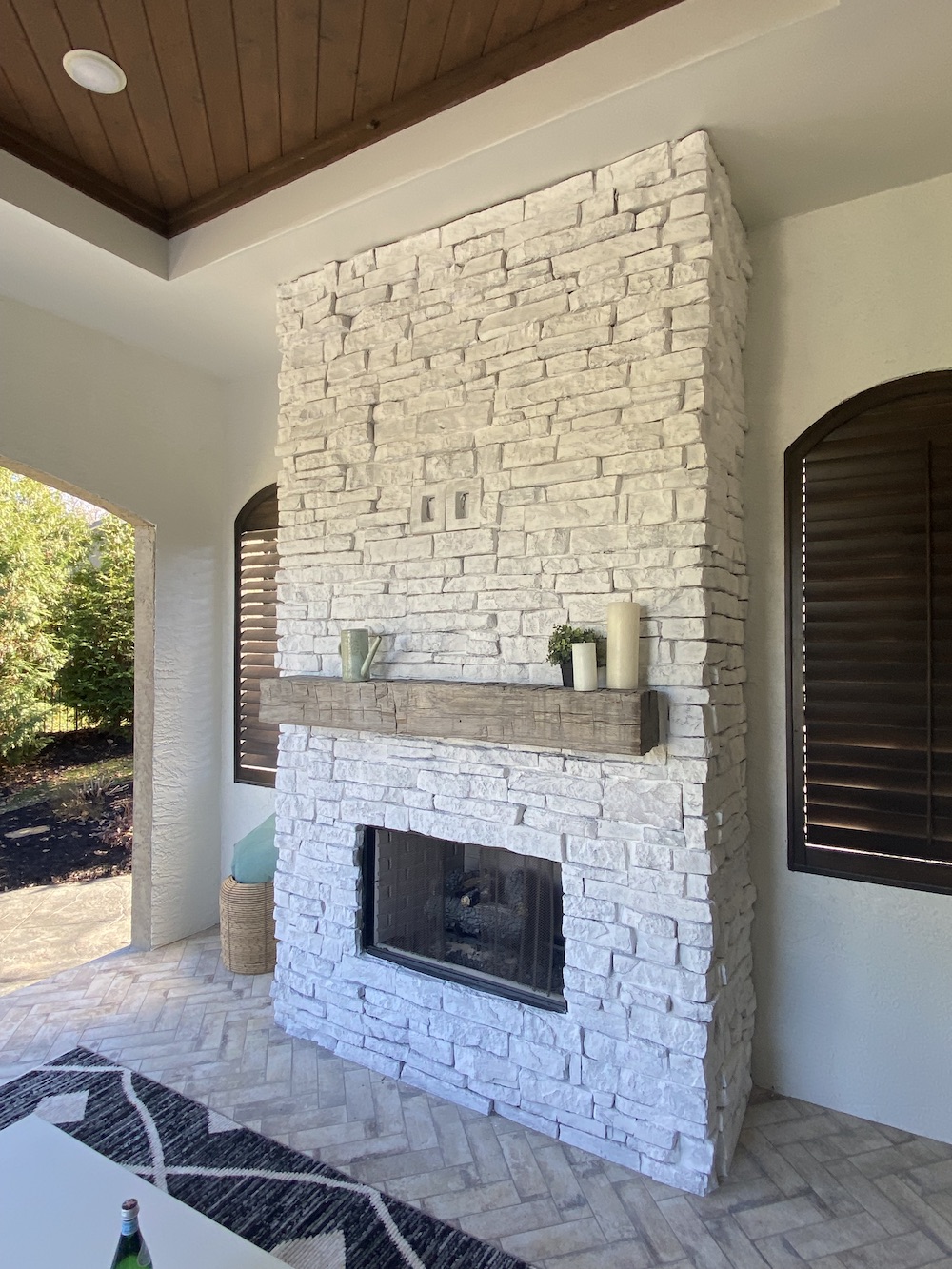 Whitewashed Fireplace Ideas