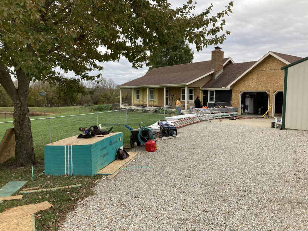 Materials Are Placed Where Convenient For Homeowner Materials Are Placed Where Convenient For Homeowner